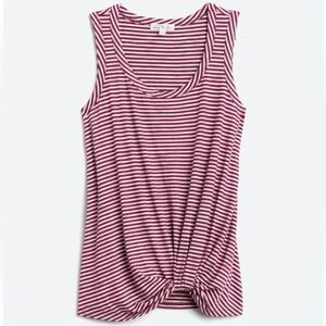 NINE BRITTON*Stitch Fix* Knot Front Knit Top